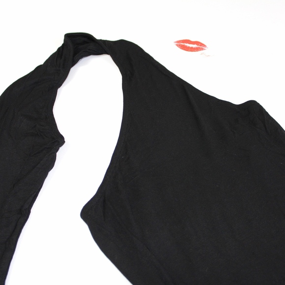 Asymmetric Shoulder and Hem Fitted Maxi Dress - Picture 7 of 8